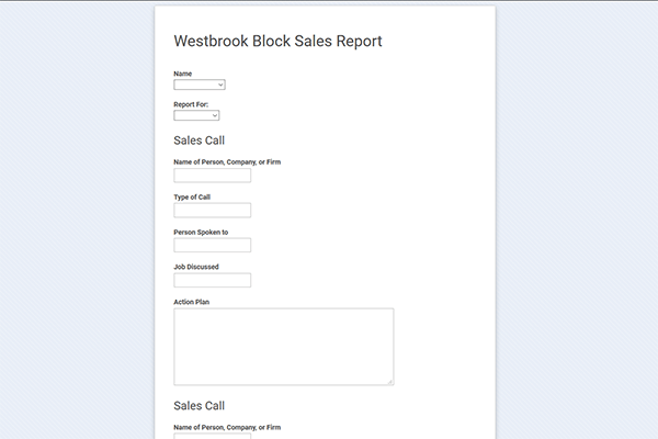 Sales Reporting App